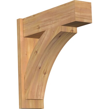 Ekena Millwork Thorton Block Smooth Outlooker, Western Red Cedar, 7 1/2"W x 26"D x 26"H OUT08X26X26THR05SWR